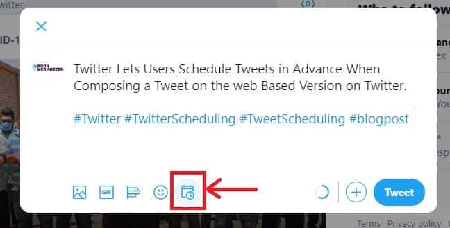 Schedule Tweets