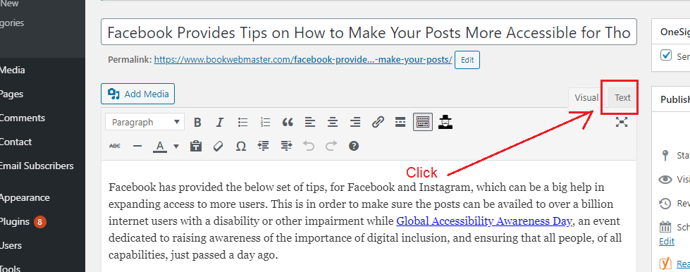 change height and width of video in wordpress
