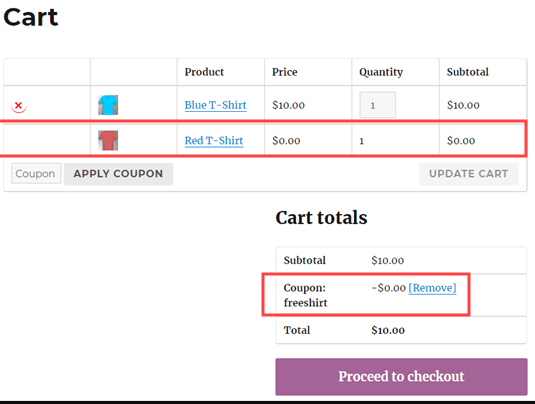 free gifts for WooCommerce customers